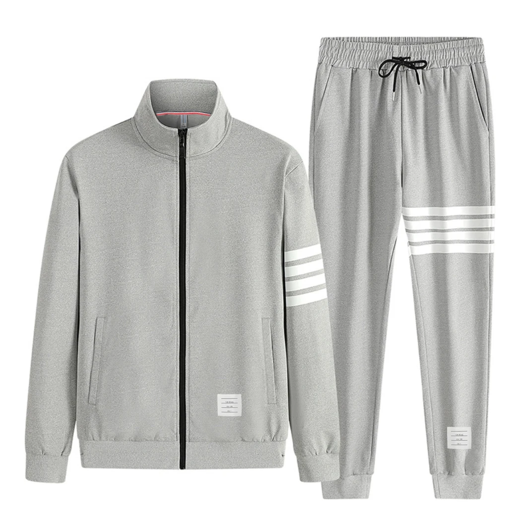

Luxury Brand Thom TB Mens Sets Pants Sweatsuit Cardigan Zipper Clothes Trousers Sportswear Sweatpants Tracksuits Street Fashion