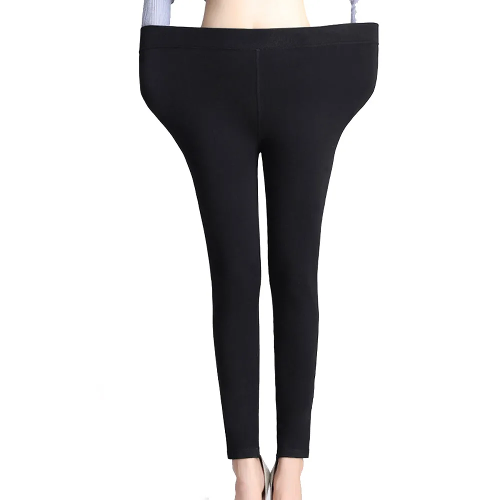 Новые зимние уютные Леггинсы для женщин тонкие бархатные теплые штаны леггинсы