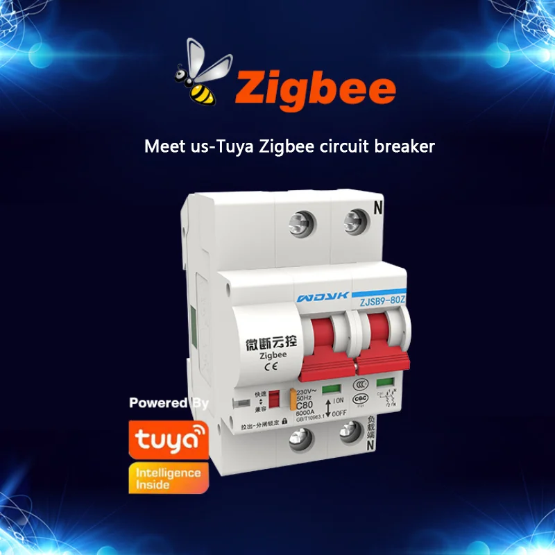 

Новый Умный выключатель Tuya zigbee 1-2P с пультом дистанционного управления SmartThings без ограничения расстояния совместим с Alexa google Smart Home
