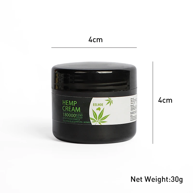 30g Soft Natural Anti-Inflammation Hemp Cream For Neck Pain Balm Ointment Relief Relieve Musle Green 1PC | Красота и здоровье