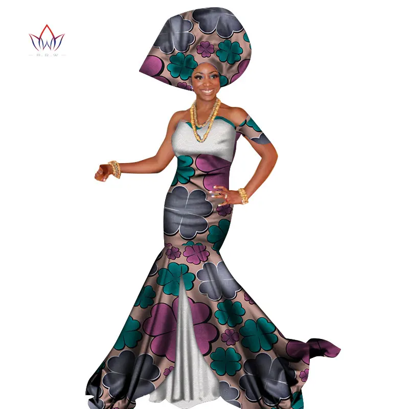 2020 Summer African Dress For Women Plus Size Dashiki African Long Dresses For Women In African Print Clothing 4xl Other WY3510