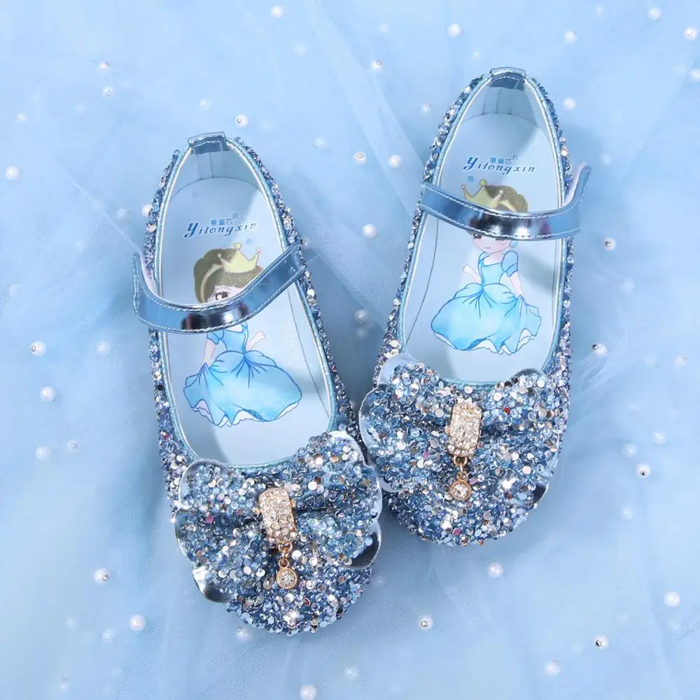 Spring 2020 new children's shoes sequins girls princess flash baby dance casual toddler high quality sandals | Тематическая