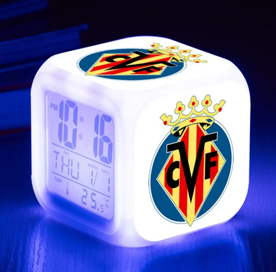 Цифровые часы 7 цветов светодиодный светодиодные с будильником детский подарок