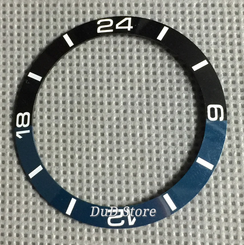 

Bliger 38mm Blue and Black Watch Bezel Insert New High Quality Ceramic Bezel Insert Watch Parts Fit 40mm Automatic Watch