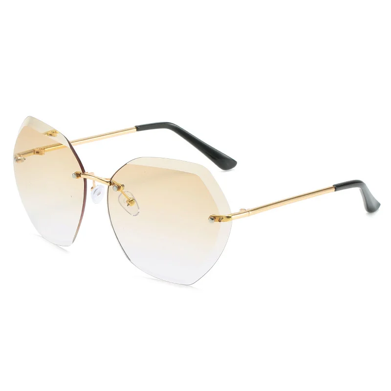 Солнцезащитные очки с обрезанными краями для океана европейские и американские