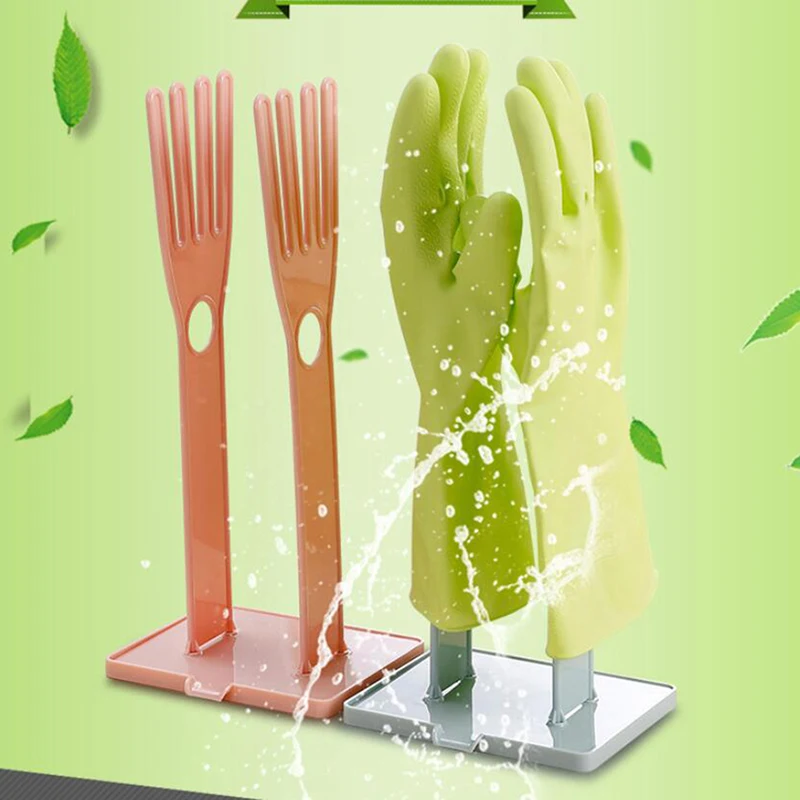 Portable Glove Drying Rack Kitchen Storage Plastic Desktop Drainage Accessories Tools | Дом и сад