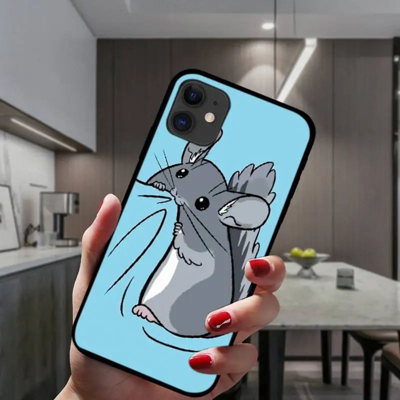 

ZFGHSHYQ Cute Cartoon Hamster Phone Case For IPhone 6 6s 7 8 Plus X Xs Xr Xsmax 11 12 Pro Promax 12mini