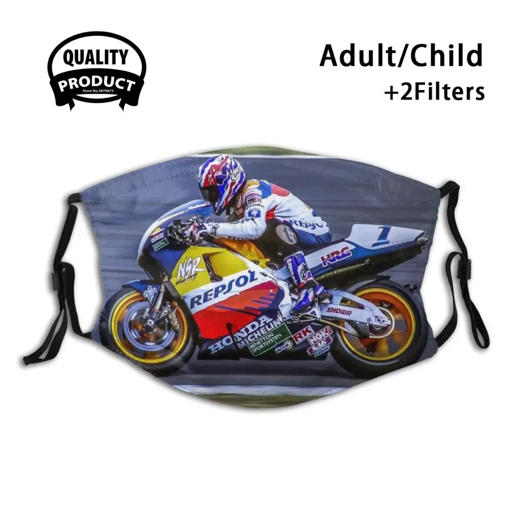 

Забавная крутая Тканевая маска Mick Doohan Repsol Британский Gp 1996 World