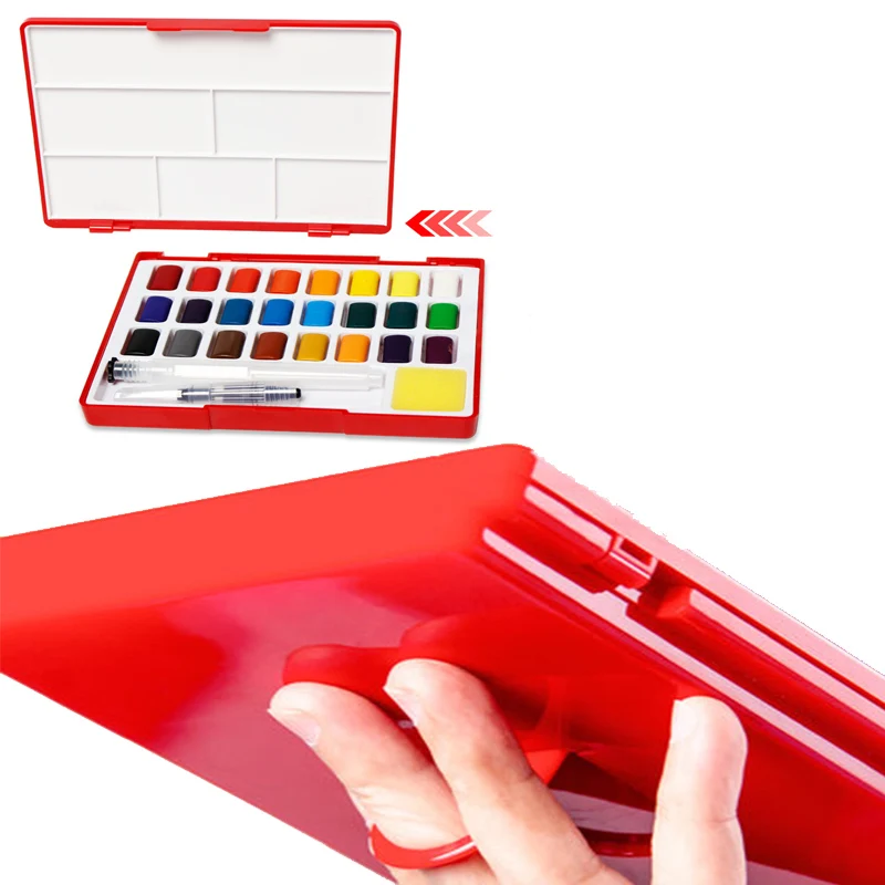 Faber Castell однотонная планшетофон 24/36/48 ярких цветов прозрачная портативная с
