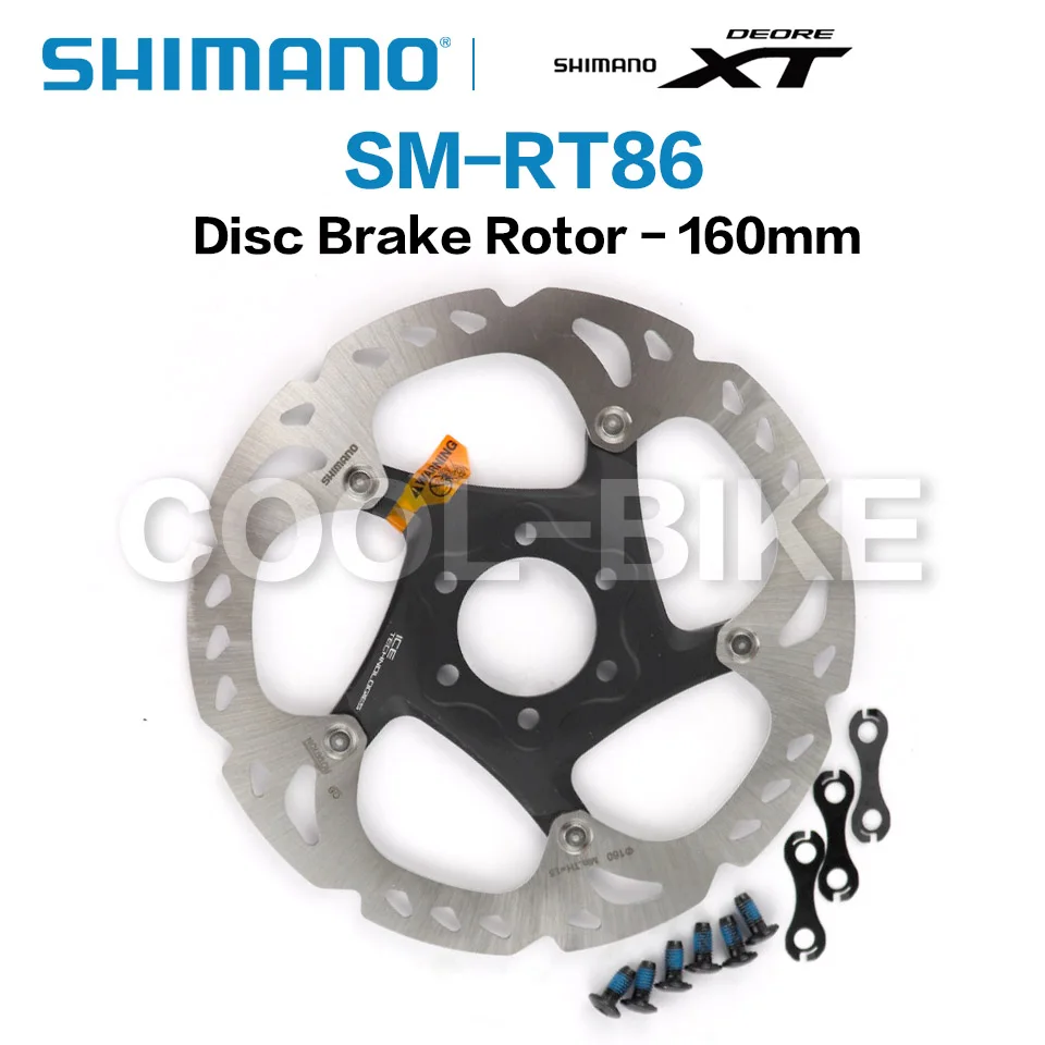 Тормозной диск SHIMANO XT SM RT86 для горных велосипедов 6 болтов M8000 160 мм 180 | Спорт и