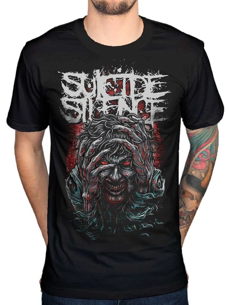 

Men's Suicide Silence OCD T-Shirt Deathcore Band Music Rock(2)