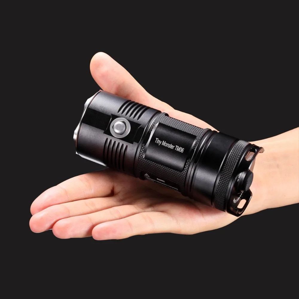 NITECORE светодиодный фонарик TM06 4000лм прожектор с 4x18650 USB портом перезаряжаемый