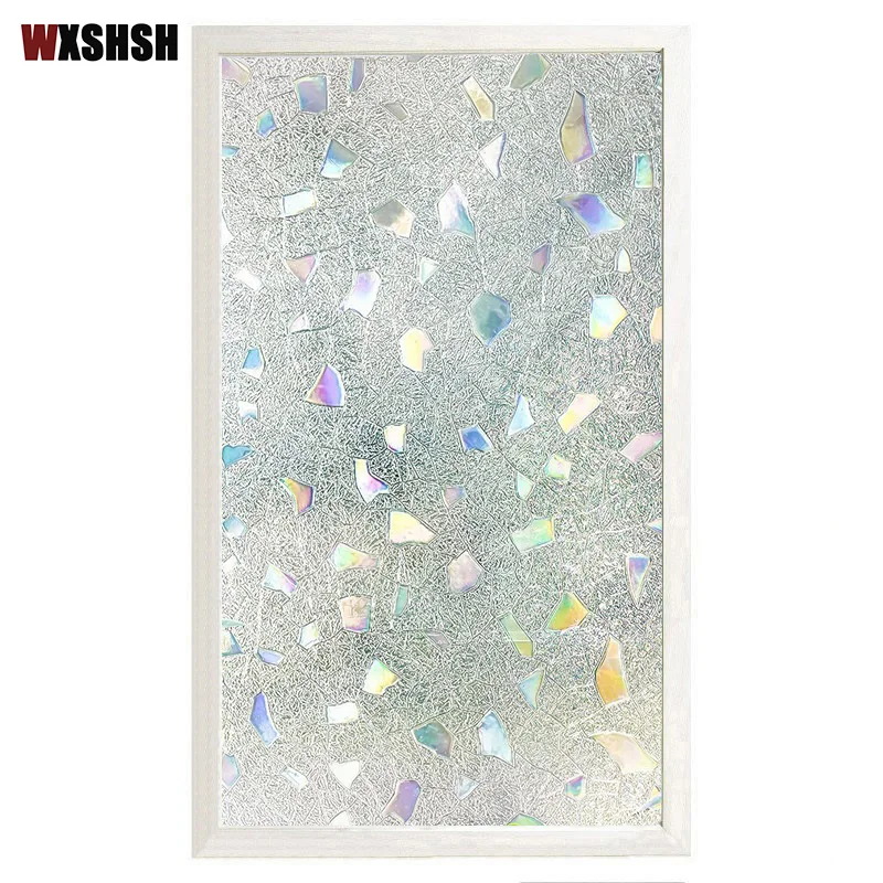 Каменная оконная пленка статическая липкая 3D лазер защита конфиденциальности