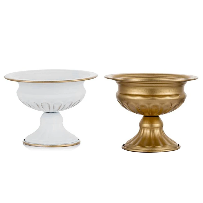 

Metal Elegant Vase for Wedding Party Decor,Anniversary Ceremony(2 PCS)
