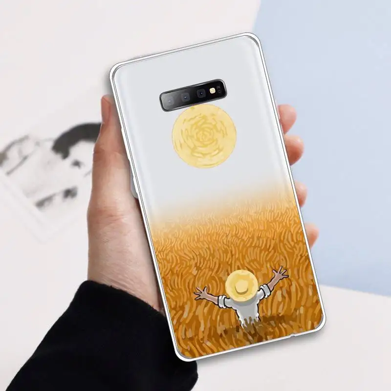 

Van Gogh Aesthetic art graffiti Phone Case Transparent For Samsung Galaxy A 71 21s S note 8 9 10 plus 20 ultra