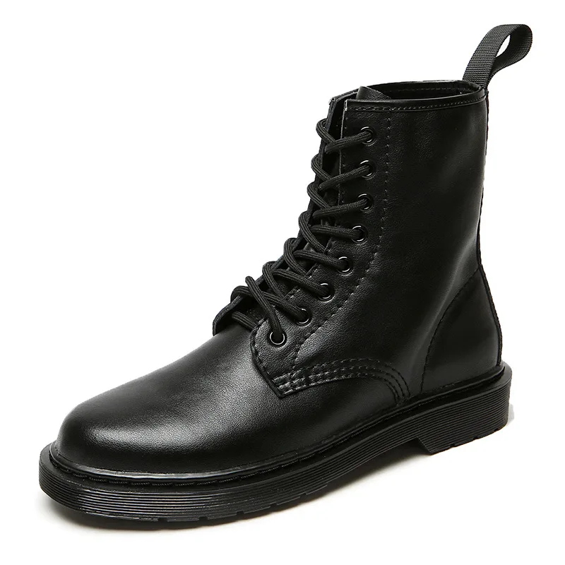 

Winter Plus Velvet Men's Boots 2021 New Martin Boots Men's Casual Tooling Boots Tide Shoes Men's Leather Boots