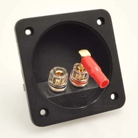 high quality speaker junction box pure copper speaker terminal post hole 68mm audio accessories banana socket 204c