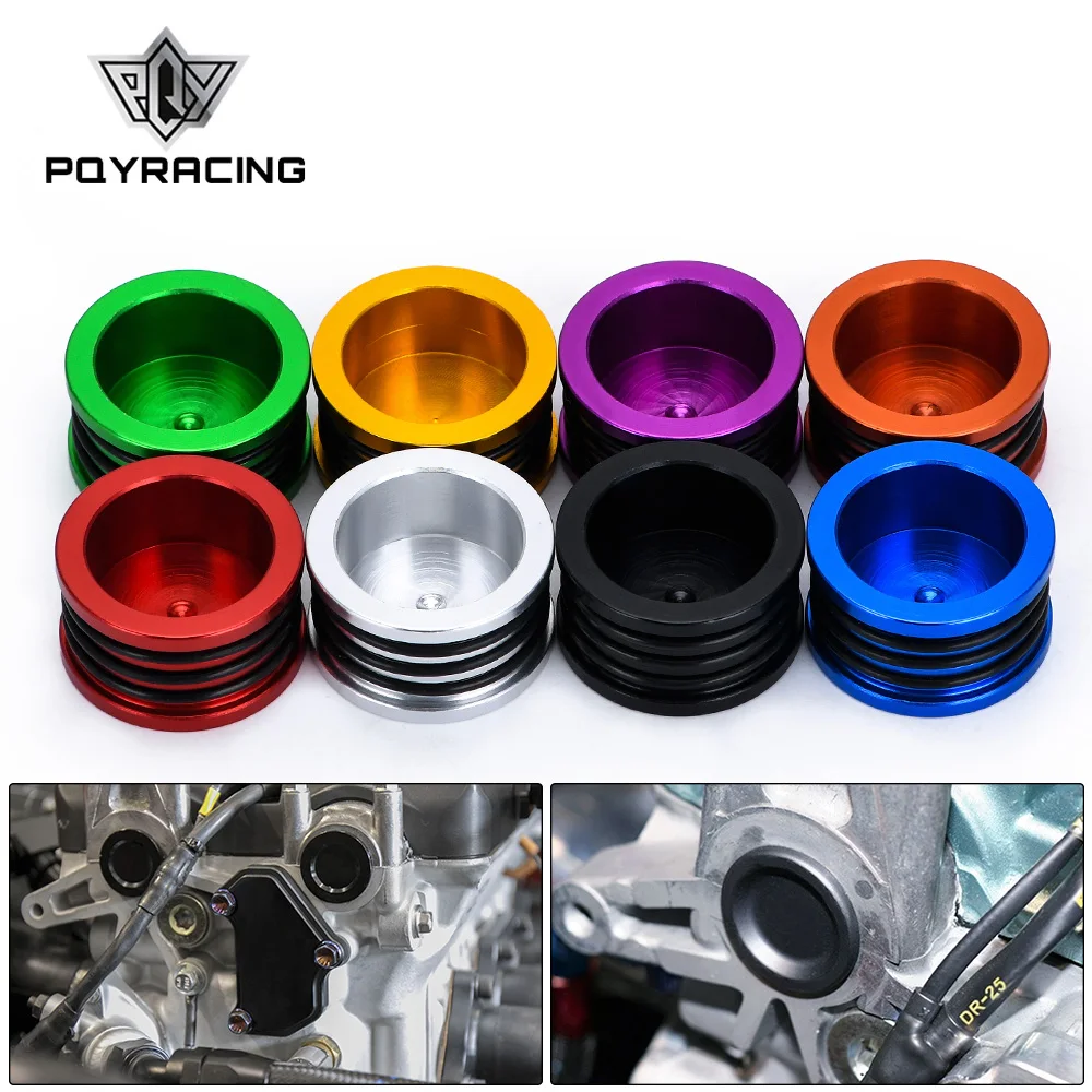 Camshaft Cam Shaft Seal Cover Cap Plug Triple O-Ring Aluminum Front Replacement For Honda Acura B D H F Series Engine Motor
