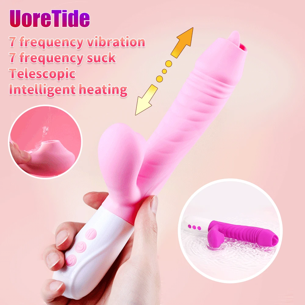 7 скоростей лижущий и сосающий язык Вибратор с подогревом для точки G Стимулятор клитора Вагинальный Массажер женская мастурбация