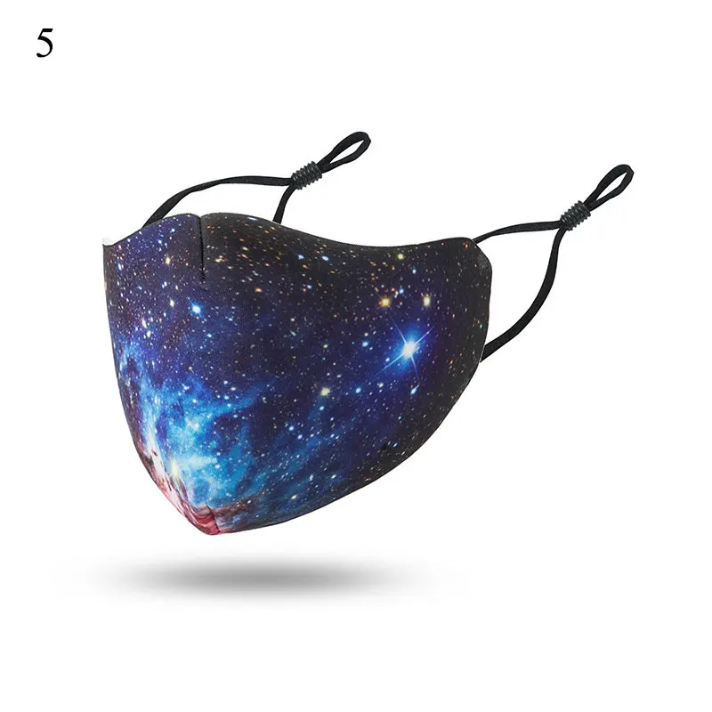 Ветрозащитная многоразовая маска для рта женская лица Повседневная блестящая с