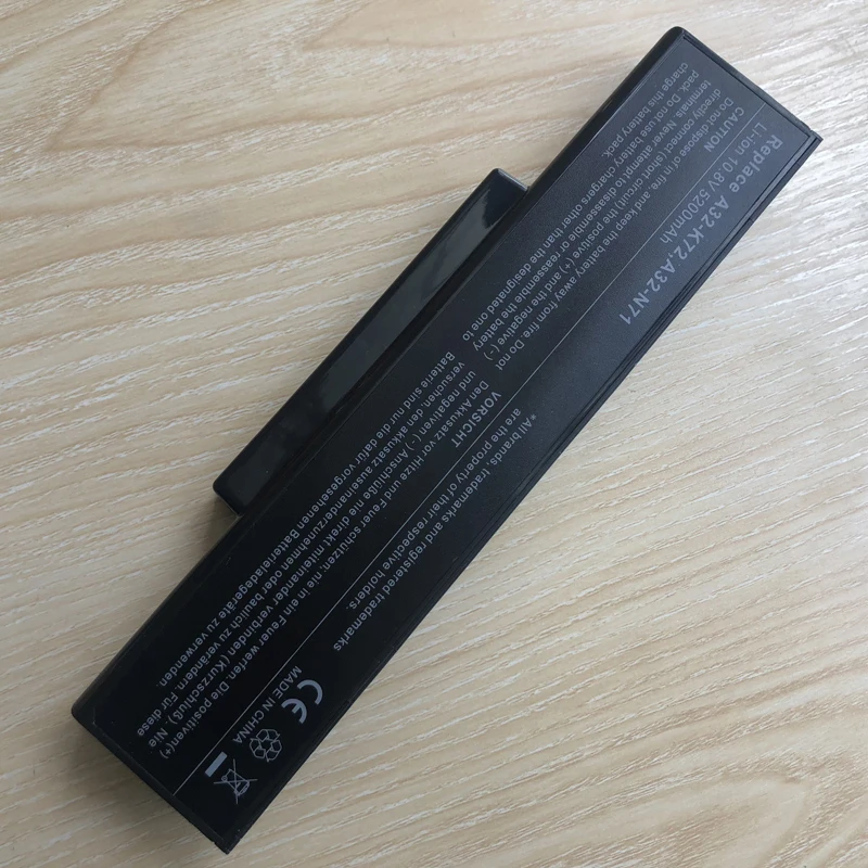 Аккумулятор для ноутбука Asus li-ion литий-ионный аккумулятор A32-K72 K72DR K72 K72D K72F K72JR K73 SV