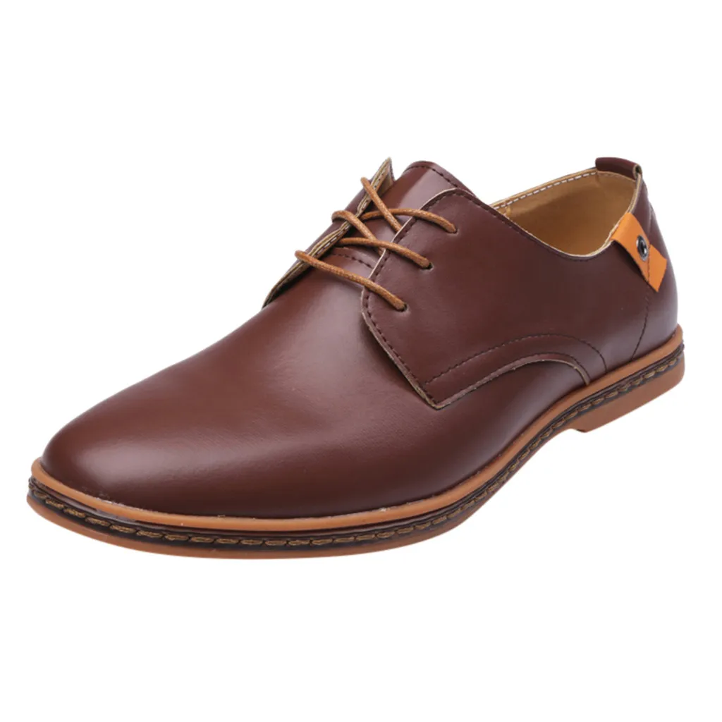 Женские летние туфли мужские кожаные повседневные дышащие оксфорды на шнуровке