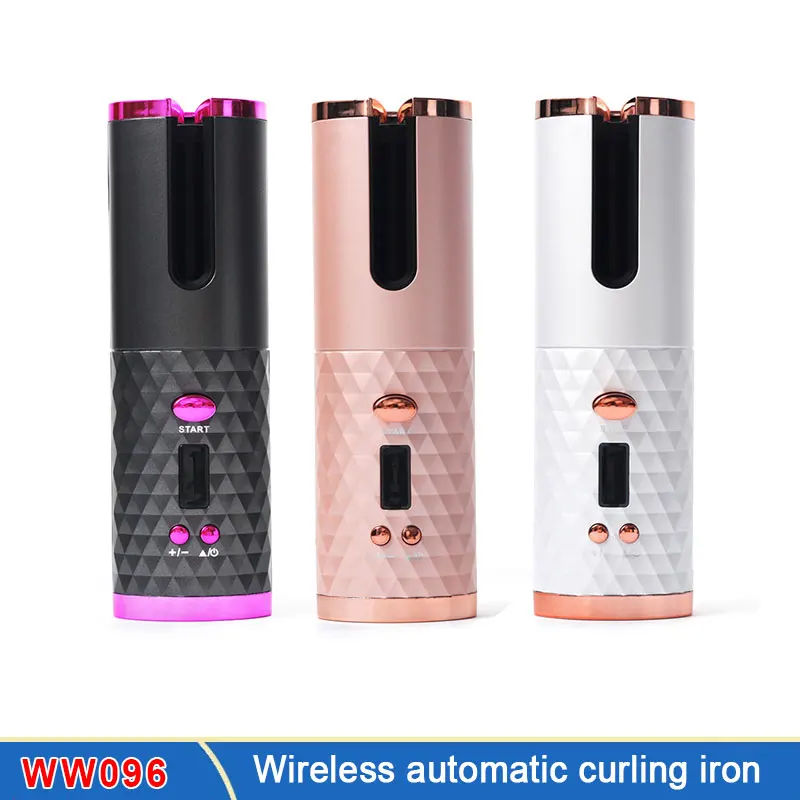 

Fully Automatic Rotating Curling Iron Double Layer Wireless Thermal Insulation Travel Intelligent Charging Portable Curling Iron