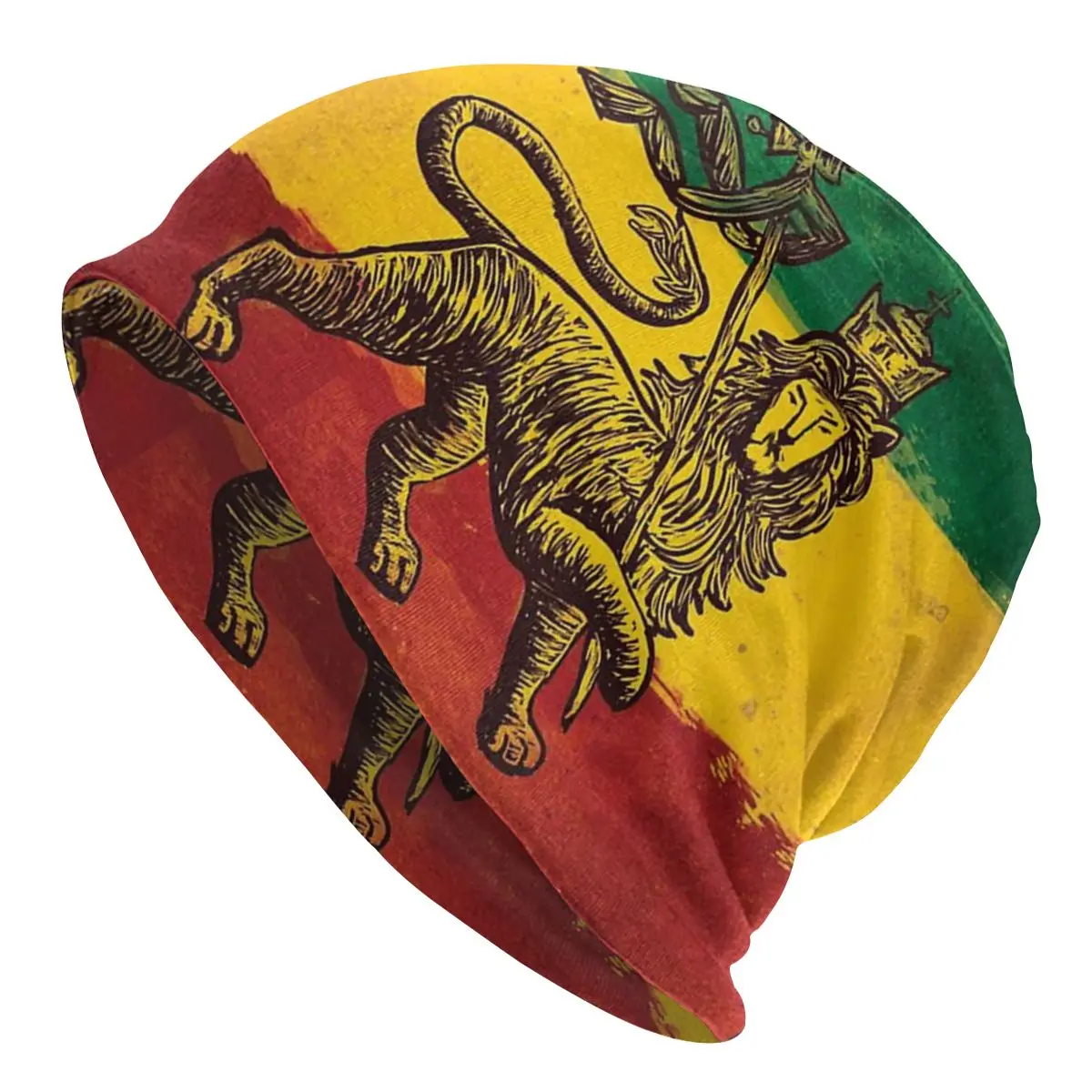 

Rasta Flag Bonnet Hat Knit Hat Hip Hop Outdoor Skullies Beanies Hat Unisex Autumn Winter Warm Head Wrap Caps
