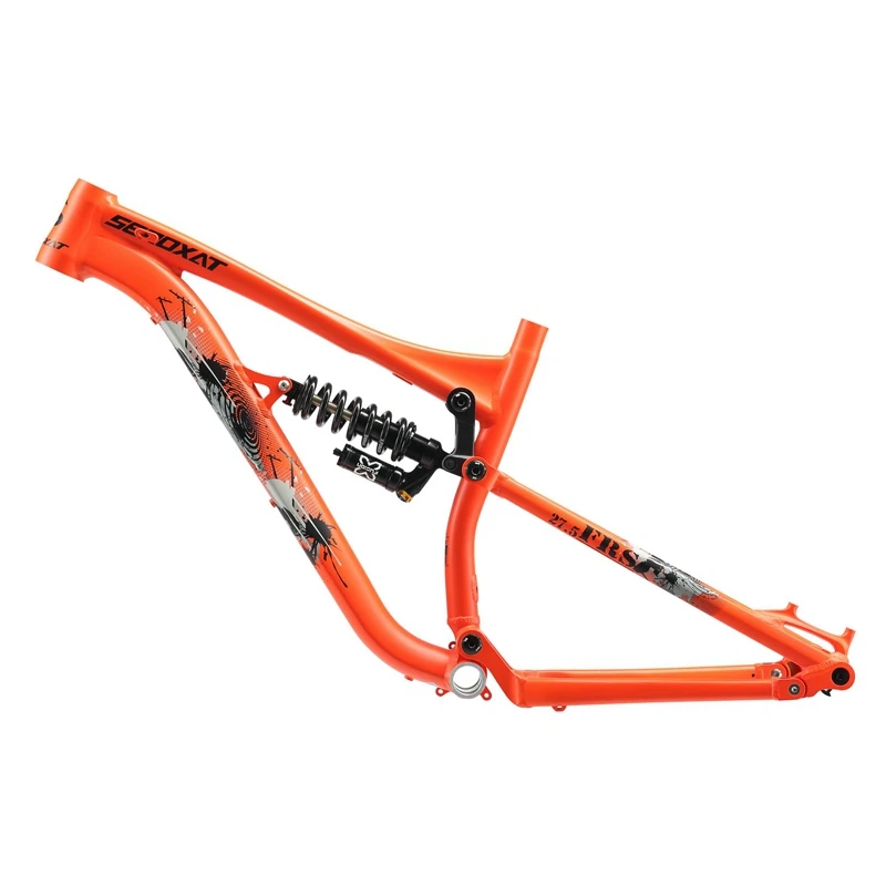 Frame shock Free rider велосипедная Рама из сплава амортизатор заднего вала подвеска XC рама для велосипеда 27,5 ER DH запчасти для велосипеда - Цвет: Frame shock