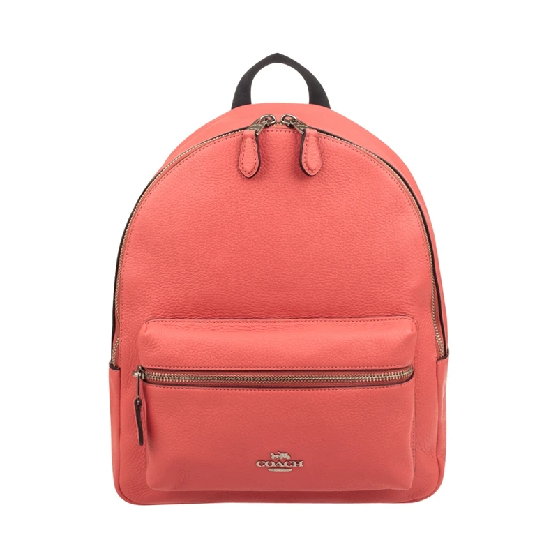 Coach Medium Charlie рюкзак из кожи с галькой F30550/F39196/F66935/F66853 - Цвет: F30550SVCO