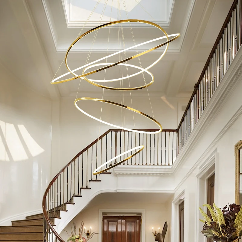 Современная светодиодная Люстра для гостиной украшение спальни большого дома
