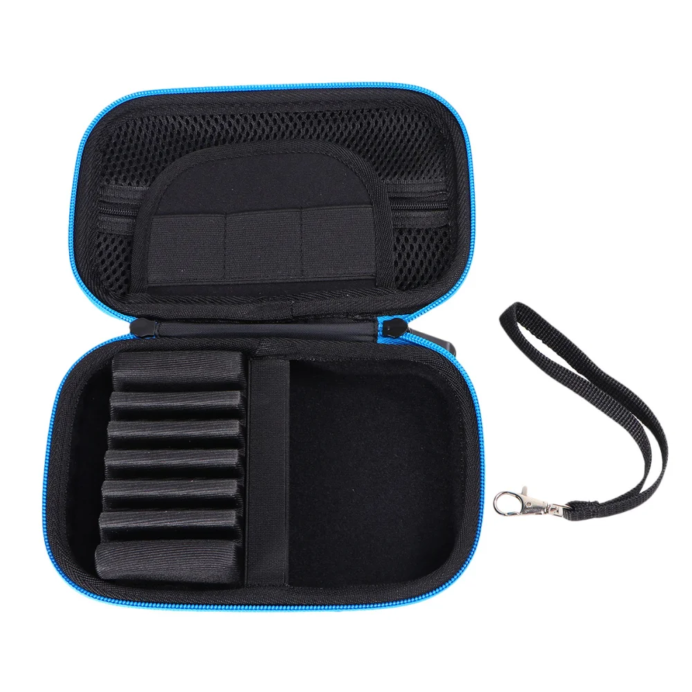 

Practical Darts Carry Case Portable Darts Carrying Box Darts Storgae Bag Large Capacity Darts Container for Home Outdoor (Blue +