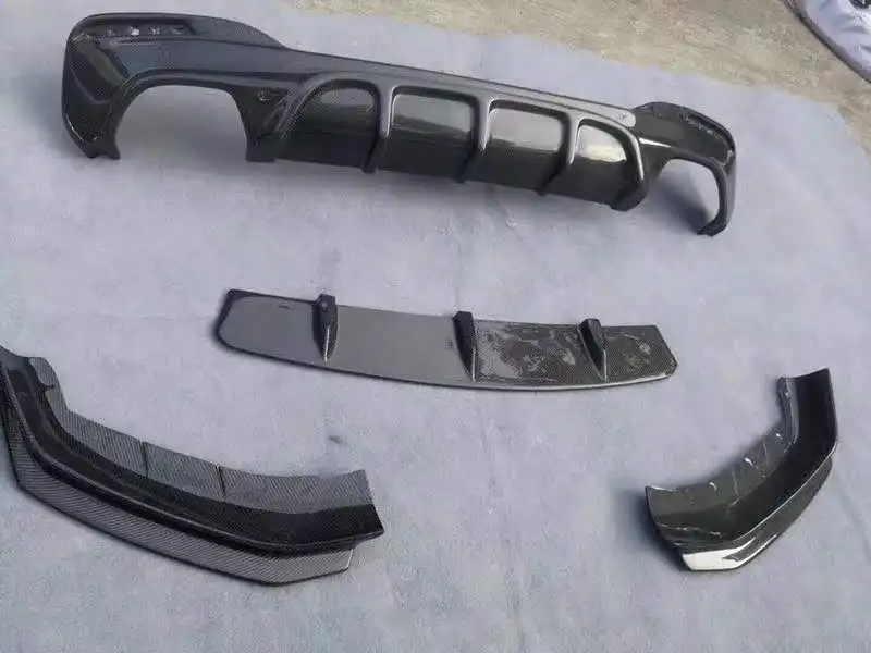 FD Style спойлер для переднего бампера из углеродного волокна BMW 5 серии G30 G38 2018 2019