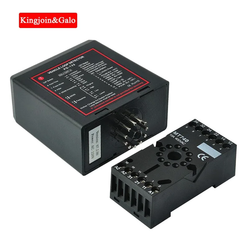 KJ& Galo 5 шт. в лоте AC220V датчики заземления транспортный Индуктивный детектор петли транспортного средства контроль сигнала автомобиля детектор петли
