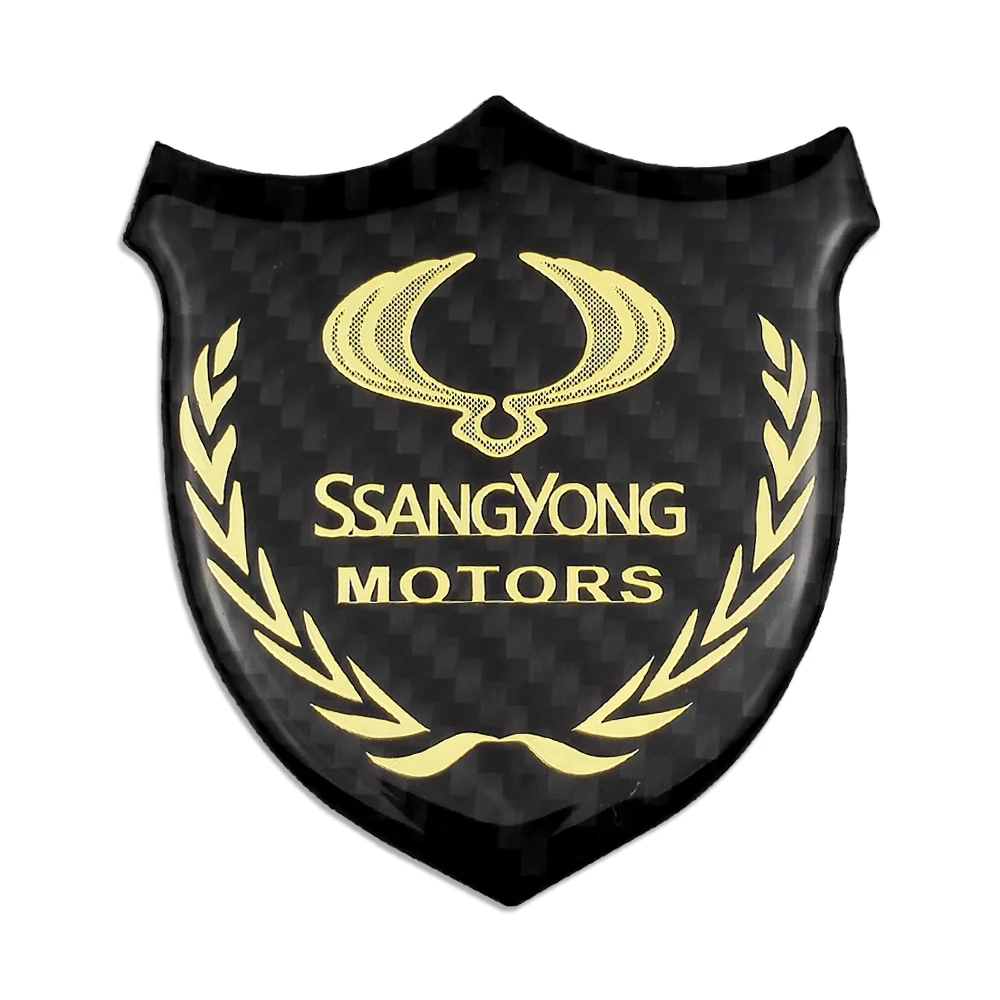 Автомобильный значок наклейка для Ssangyong Rexton G4 2 Tivolan Kyron Председатель Musso Rodius Actyon