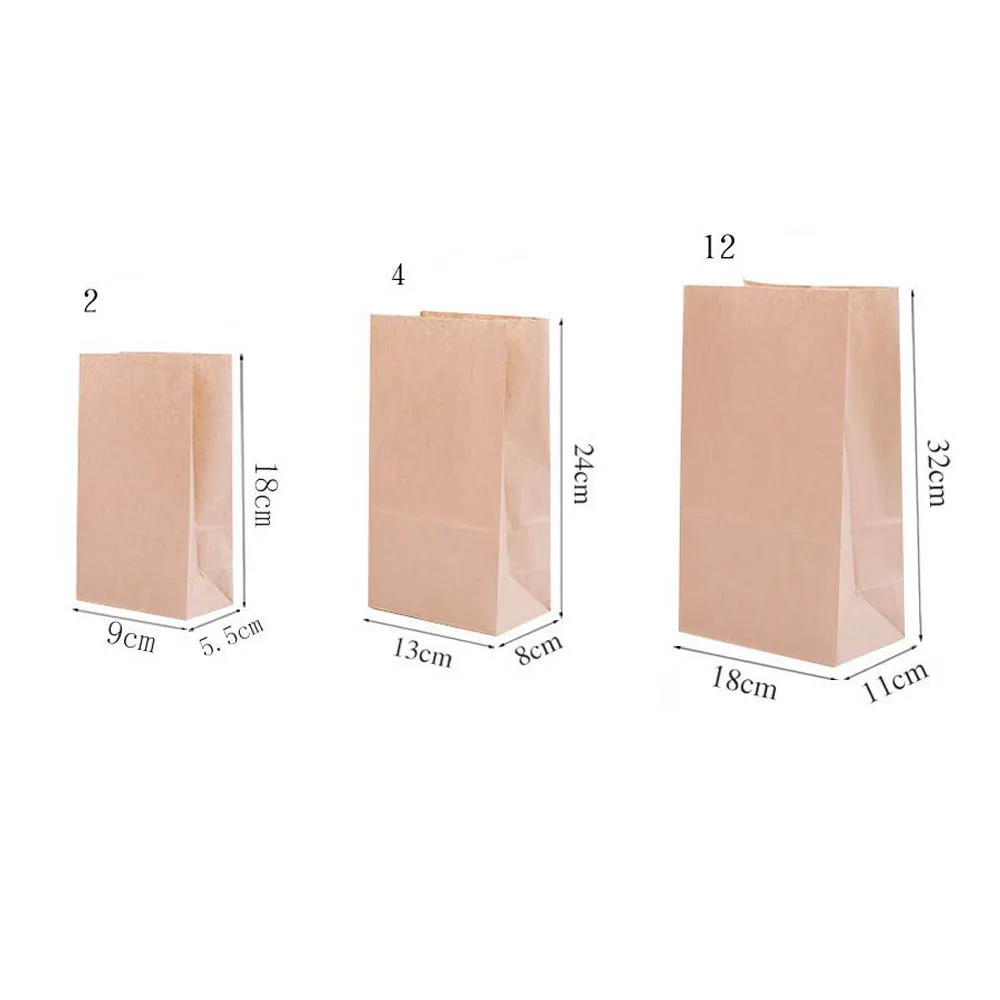 Пакеты хлебопекарные пакеты из крафт-бумаги одноразовые для выпечки и еды тостов