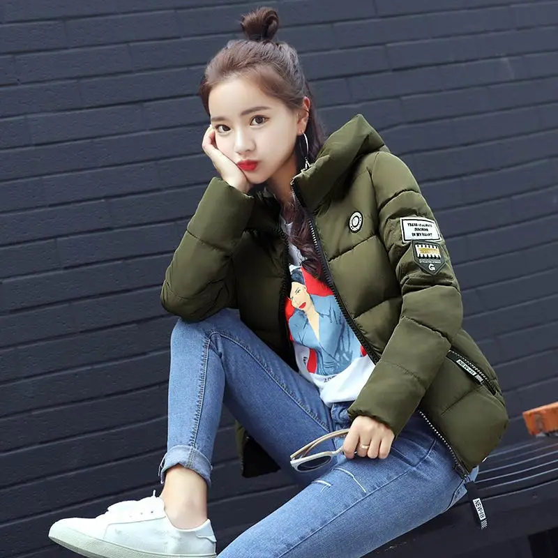 Зимнее пальто женские пуховики 2021 Теплые Топы на молнии с капюшоном парки