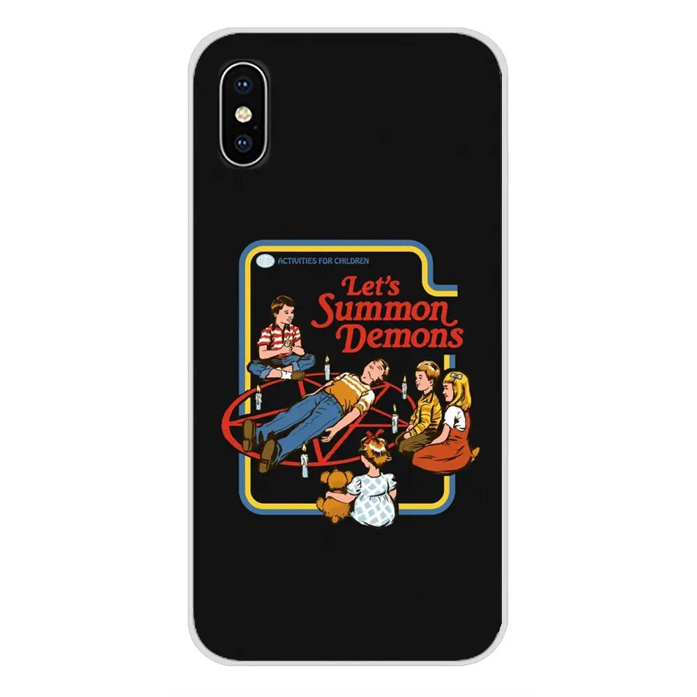 Cell Phone Shell Covers For LG G3 G4 Mini G5 G6 G7 Q6 Q7 Q8 Q9 V10 V20 V30 X Power 2 3 K10 K4 K8 2017 LET'S SUMMON DEMONS Lovely |