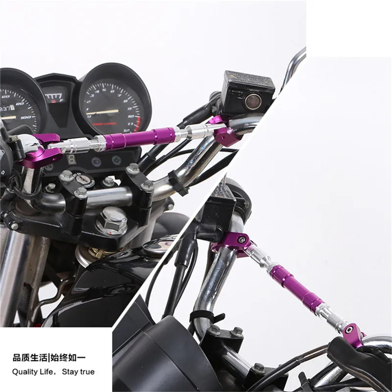 

Motorcycle Universal Handlebar Motorbike Grips Handle Bar Steering Wheel Strengthen Adjustable Cross Bar Dirt Pit Bike