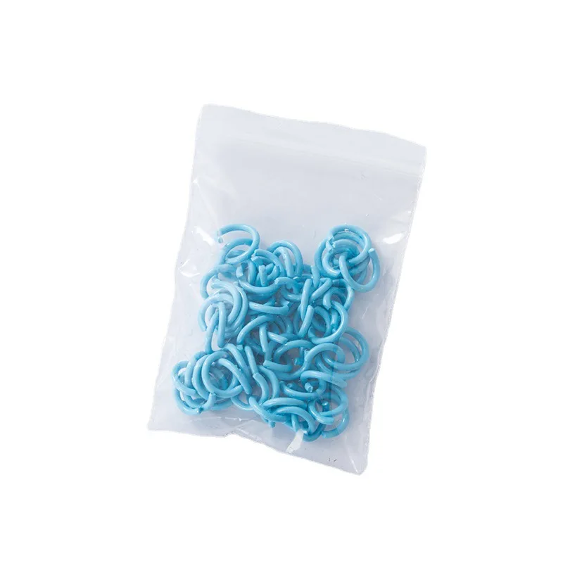 Разрезное кольцо разноцветное 8/10 мм 100 шт.