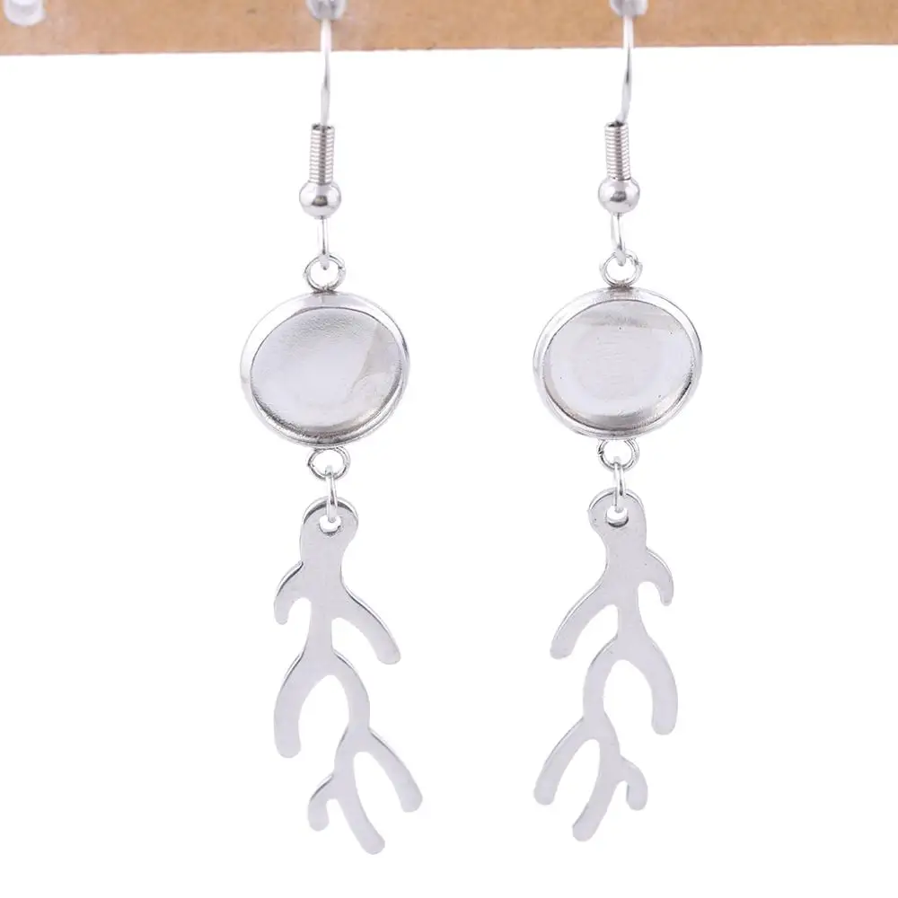 10 шт. заготовки для сережек подвесок из нержавеющей стали диаметр мм|Ювелирная