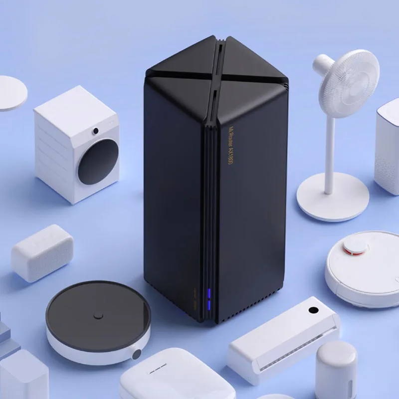 Новый роутер Xiaomi Ax1800 Wifi6 High Pass Five Core Black Smart MiWiFi управление приложением без