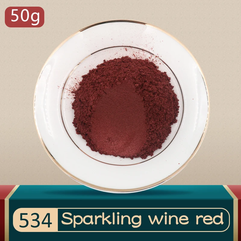 Перламутровое порошковое покрытие краска для минеральная пудра Mica 50 г тип 534 мыла