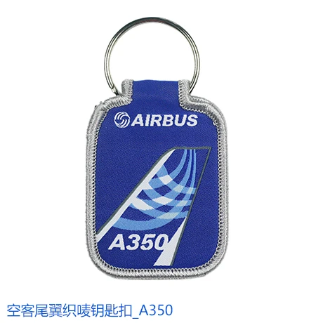 A350 Логотип Airbus Синий воздушный хвост брелок A320 A330 A340 A350 A380 багажная сумка бирка подарок для авиационного летного экипаж, пилот - Цвет: A350