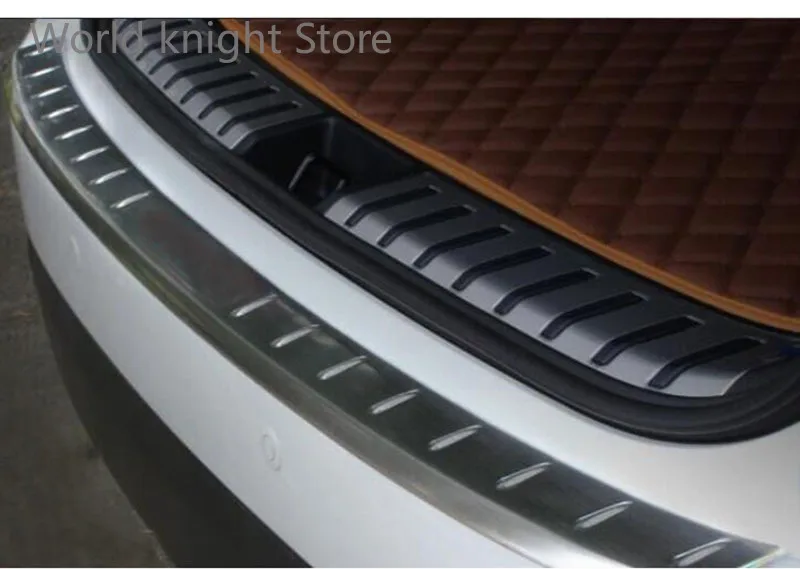 

For Lexus NX200t NX300h 2015 2016 Car Trunk Rearguards Guard Trim 3M Stainless Steel Rear Bumper Protector Sill Plate Cover
