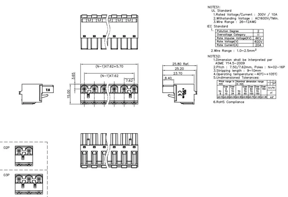 KF2EDGKD 7,62 2P~ 12P разъем PCB плагин клеммный блок 2EDGKD 7,62 мм 2PIN~ 12PIN GFKC 2,5 ST 1939413 PHOENIX контакт KEFA
