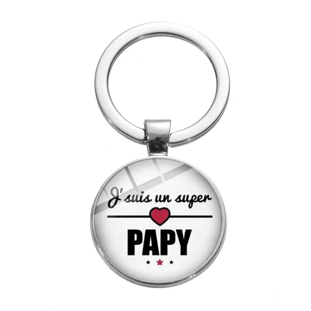 SONGDA 2019 брелок с надписью Super Anny Papy для ключей Love и бабушкой подарок семьи