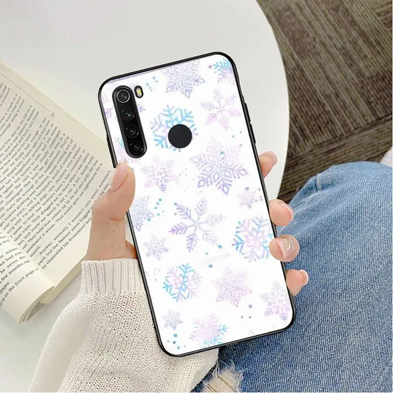 Чехол для телефона Babaite с рождественскими снежинками чехол Redmi note 8 8Pro 8T 6pro 7A 6A Xiaomi