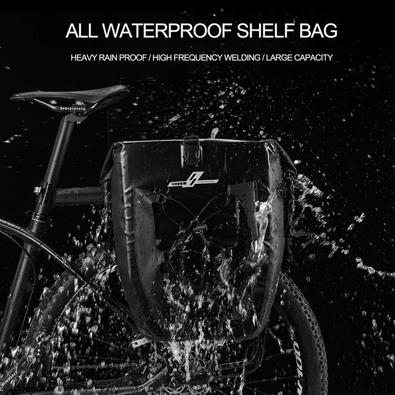 

Tear-Resistant Cycling Multifunctional Waterproof Wear-Resistant Riding 27L Bike Rear Bag Bicycle Rear Shelf Package Bag