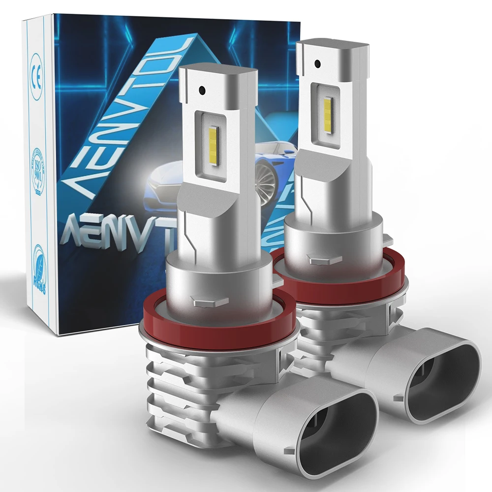 Светодиодсветодиодный лампы для противотуманных фар AENVTOL 2x H8 H9 H11 H16JP 9005 HB3 9006 HB4 H10